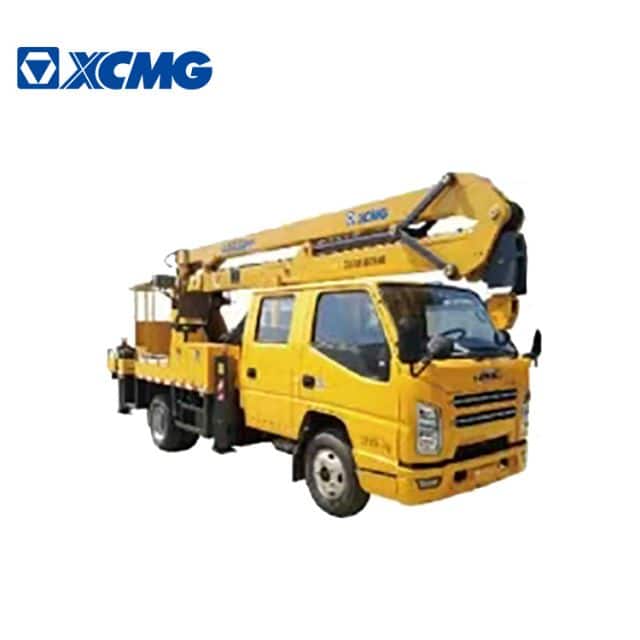 XCMG official 14m boom lift truck XGS5066JGKJ6 China new folding boom lifting platform trucks price